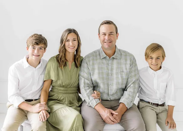 Dr. Ryan Gregory with his family